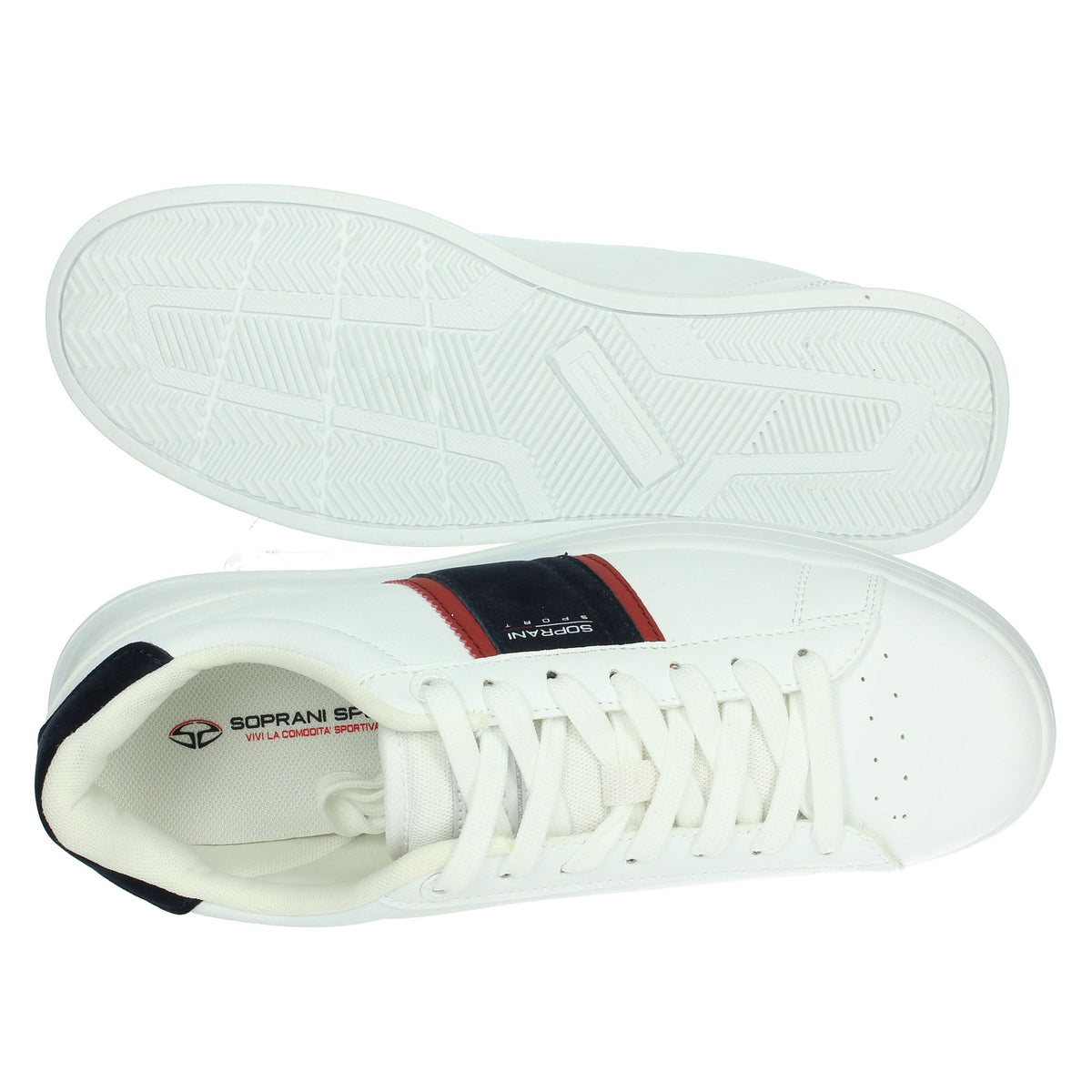 Soprani Sport Uomo Sneakers SPM424R31 Bianco/Blu