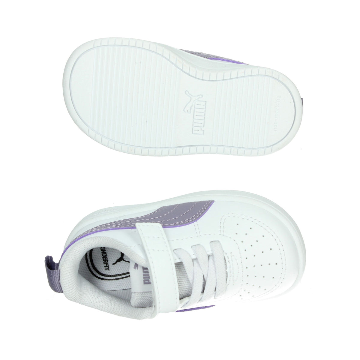 Puma Bambine e ragazze Sneakers 384314 Bianco/Viola