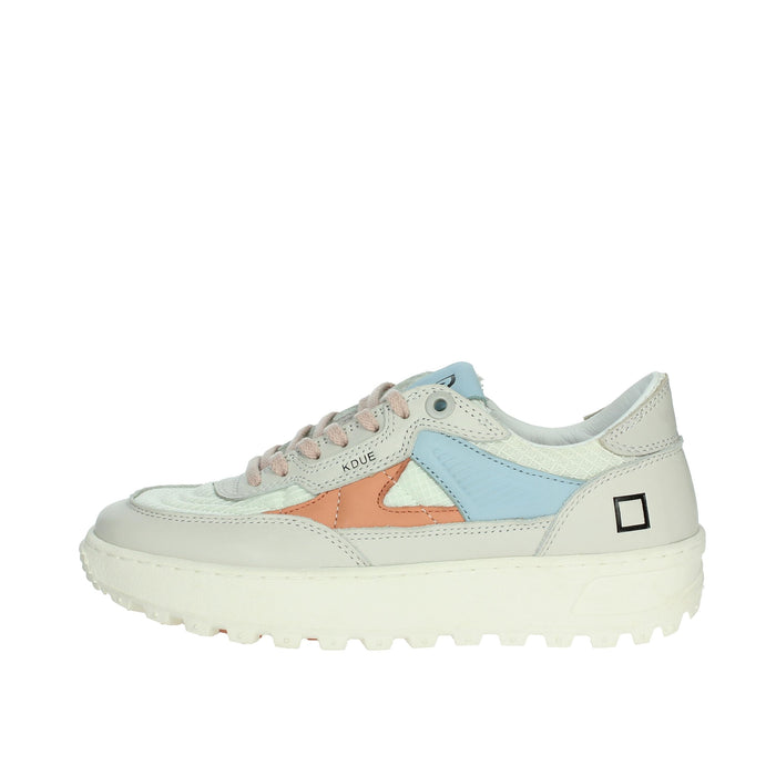 D.A.T.E. Donna Sneakers W401-K2-HD-YG Beige/Celeste