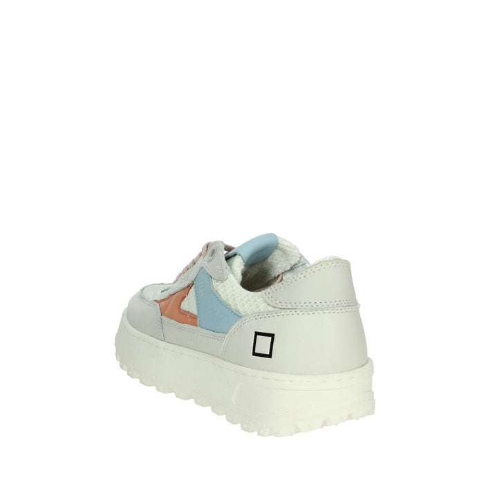 D.A.T.E. Donna Sneakers W401-K2-HD-YG Beige/Celeste