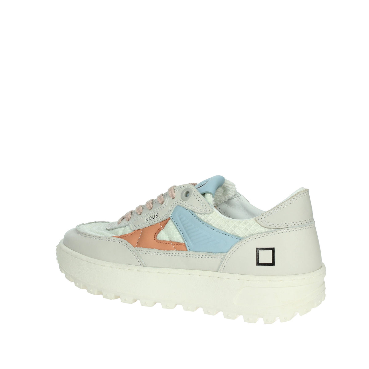 D.A.T.E. Donna Sneakers W401-K2-HD-YG Beige/Celeste
