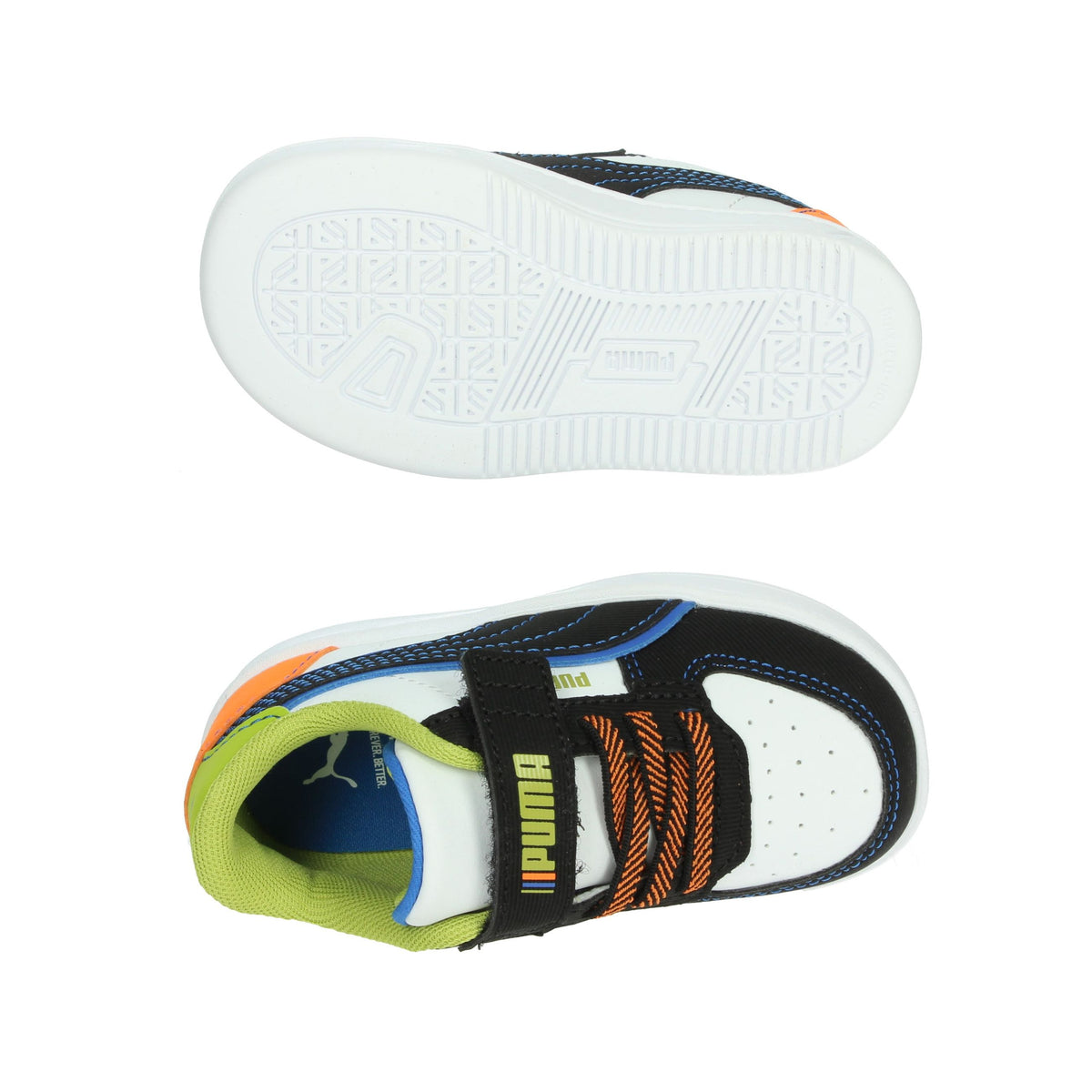 Puma Bambini e ragazzi Sneakers 400649 Bianco/Nero