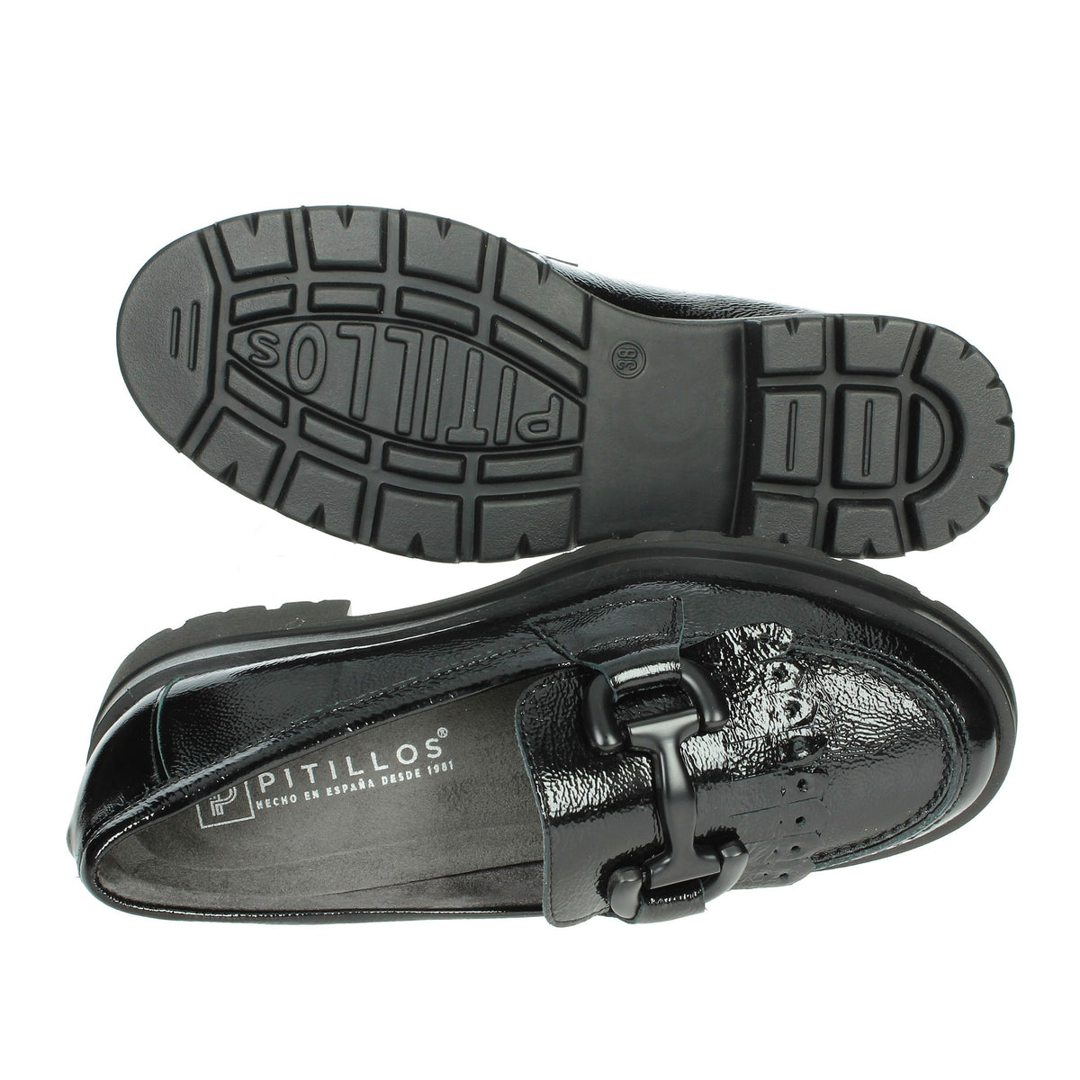 Pitillos Donna Mocassino 10096 Nero