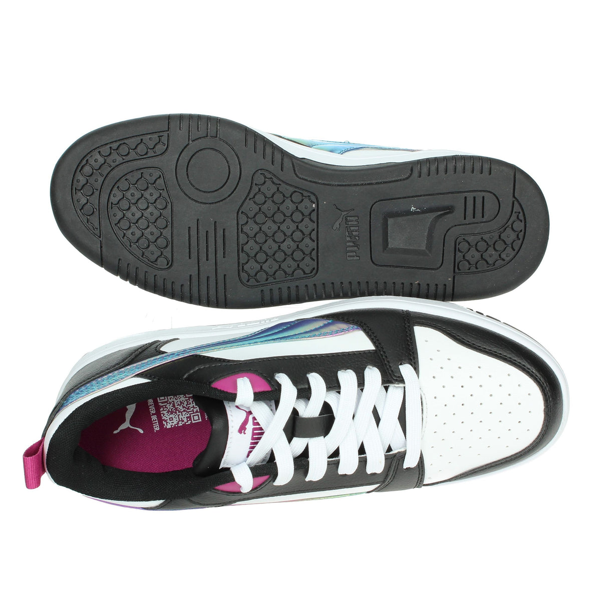 Puma Bambine e ragazze Sneakers 399649 Bianco/Nero