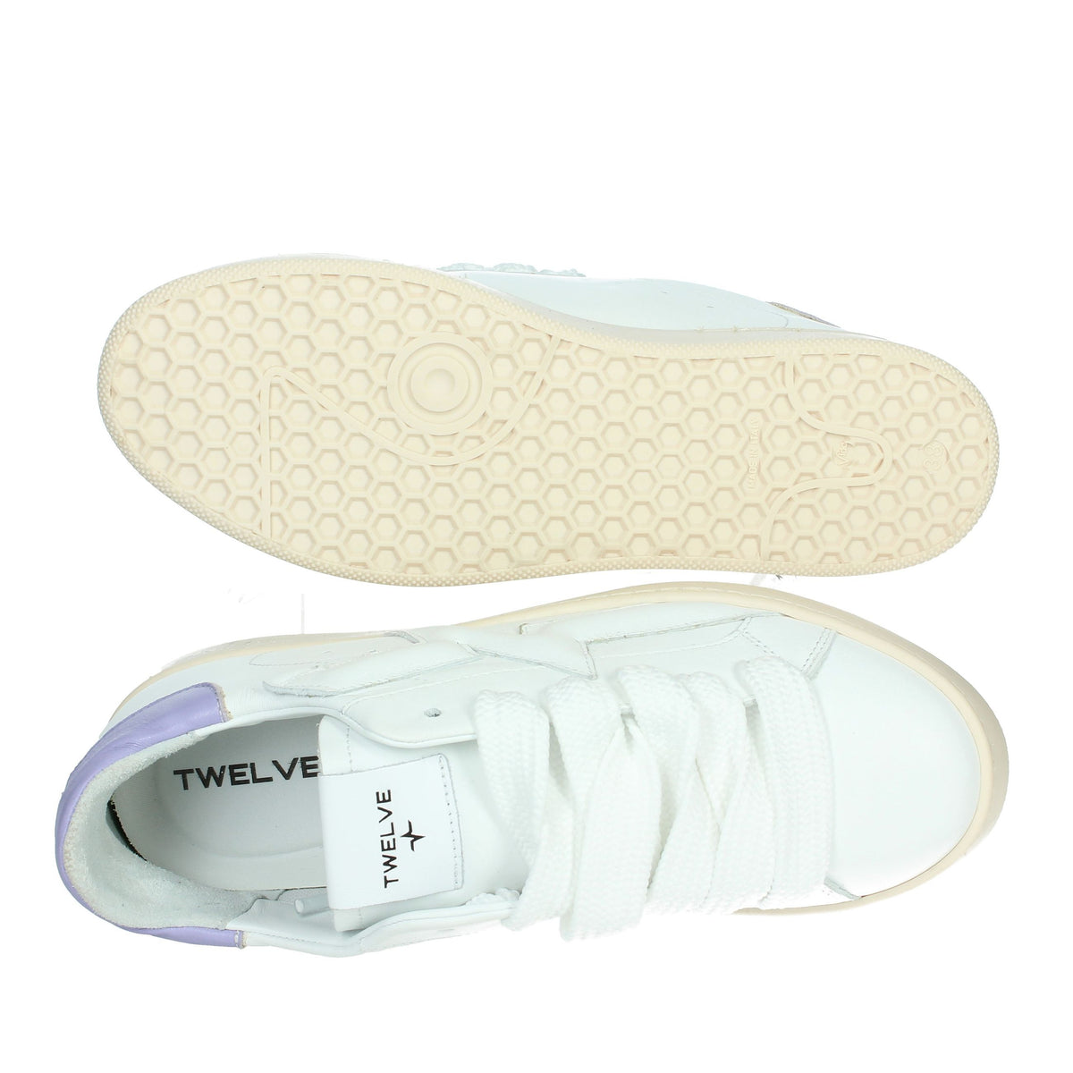 Twelve Donna Sneakers NEW CLASSIC Bianco/Glicine