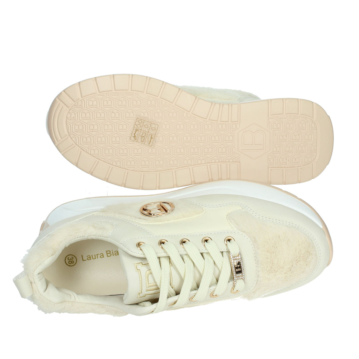 Laura Biagiotti Donna Sneakers 8711 Beige
