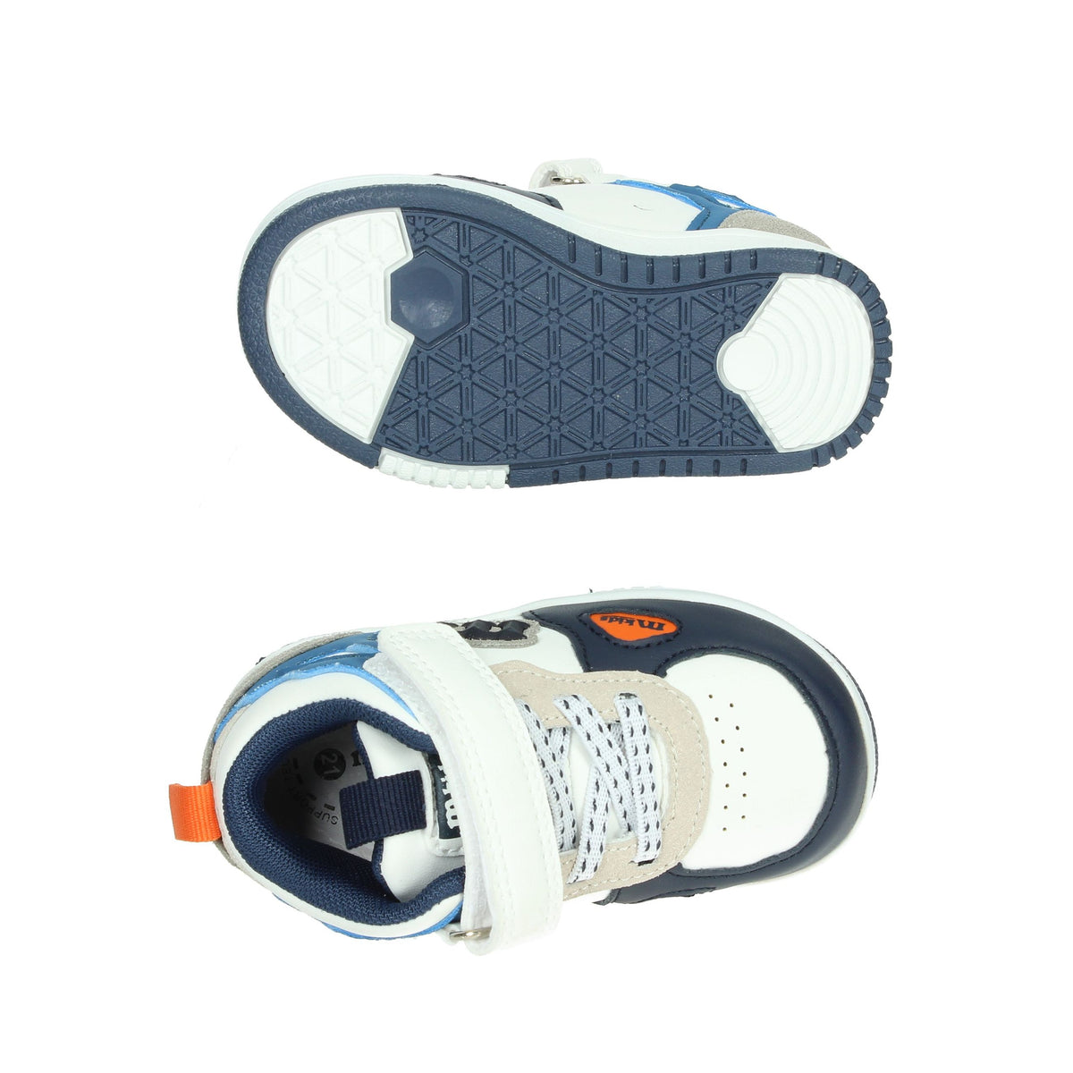 Melania Bambini e ragazzi Sneakers M2506 Bianco/Blu