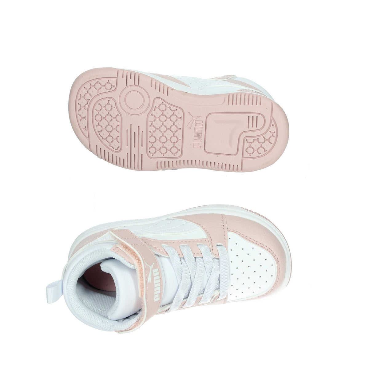 Puma Bambine e ragazze Sneakers 396542 Bianco/Rosa