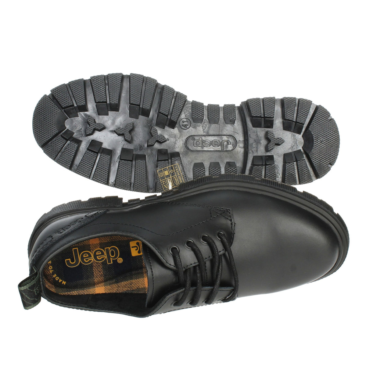 Jeep Uomo Stringata JM32043A Nero