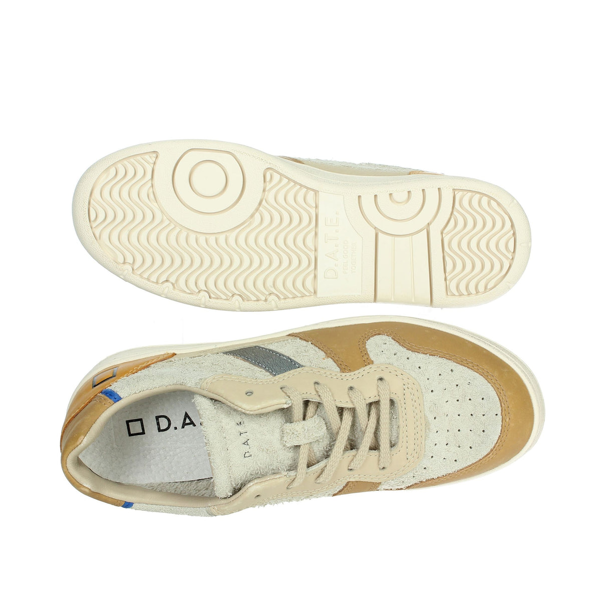 D.A.T.E. Donna Sneakers W391-C2-HA-BI Beige