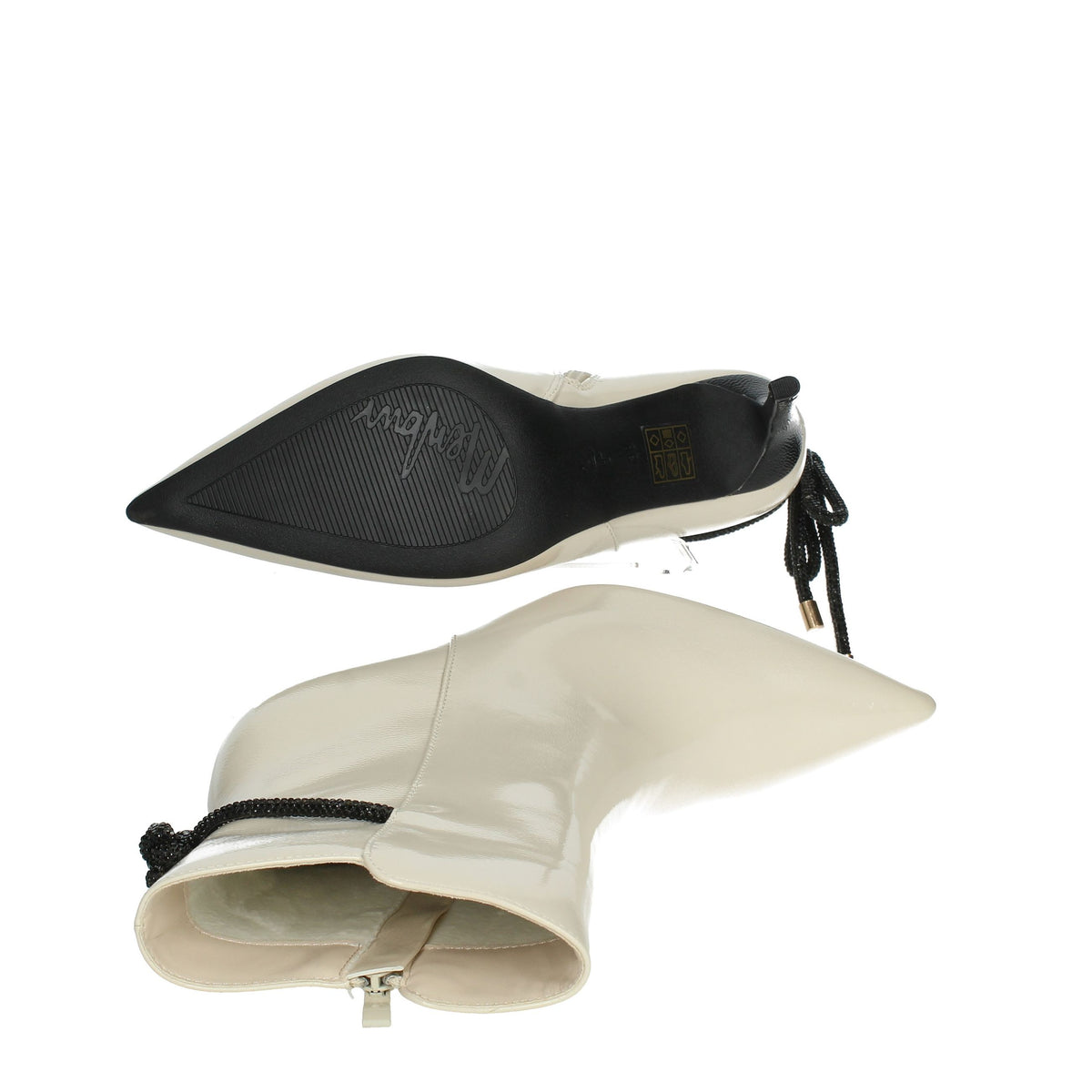 Menbur Donna Stivaletti tacco 24639 Bianco