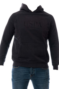 U.S. Polo Assn Uomo Felpa TYBA 53501 Nero
