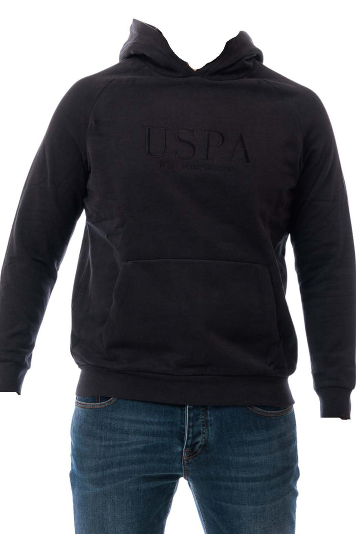 U.S. Polo Assn Uomo Felpa TYBA 53501 Nero