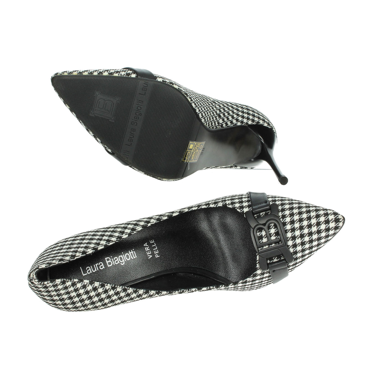 Laura Biagiotti Donna Decollete' 8319 Nero/Bianco