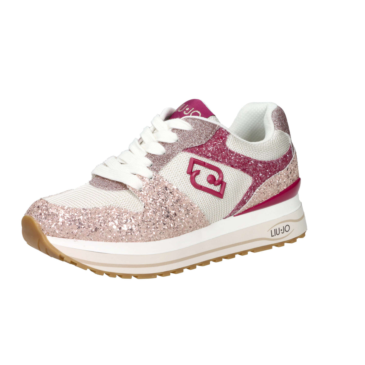 Liu-Jo Donna Sneakers BA6013TX099 Beige/Rosa