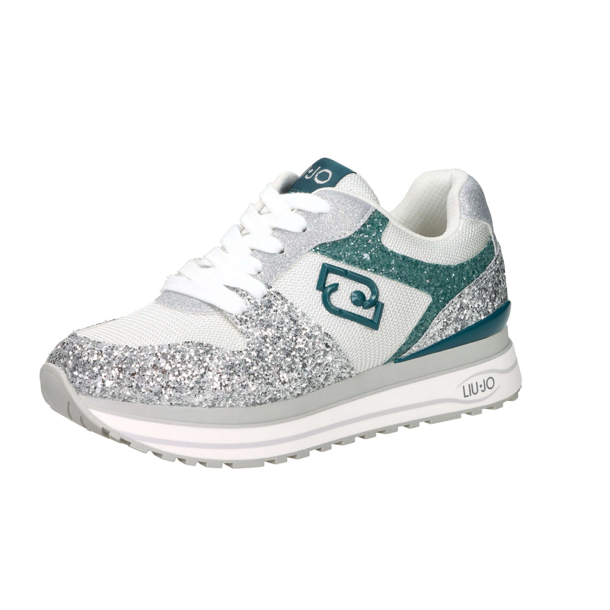 Liu-Jo Donna Sneakers BA6013TX099 Argento/Verde