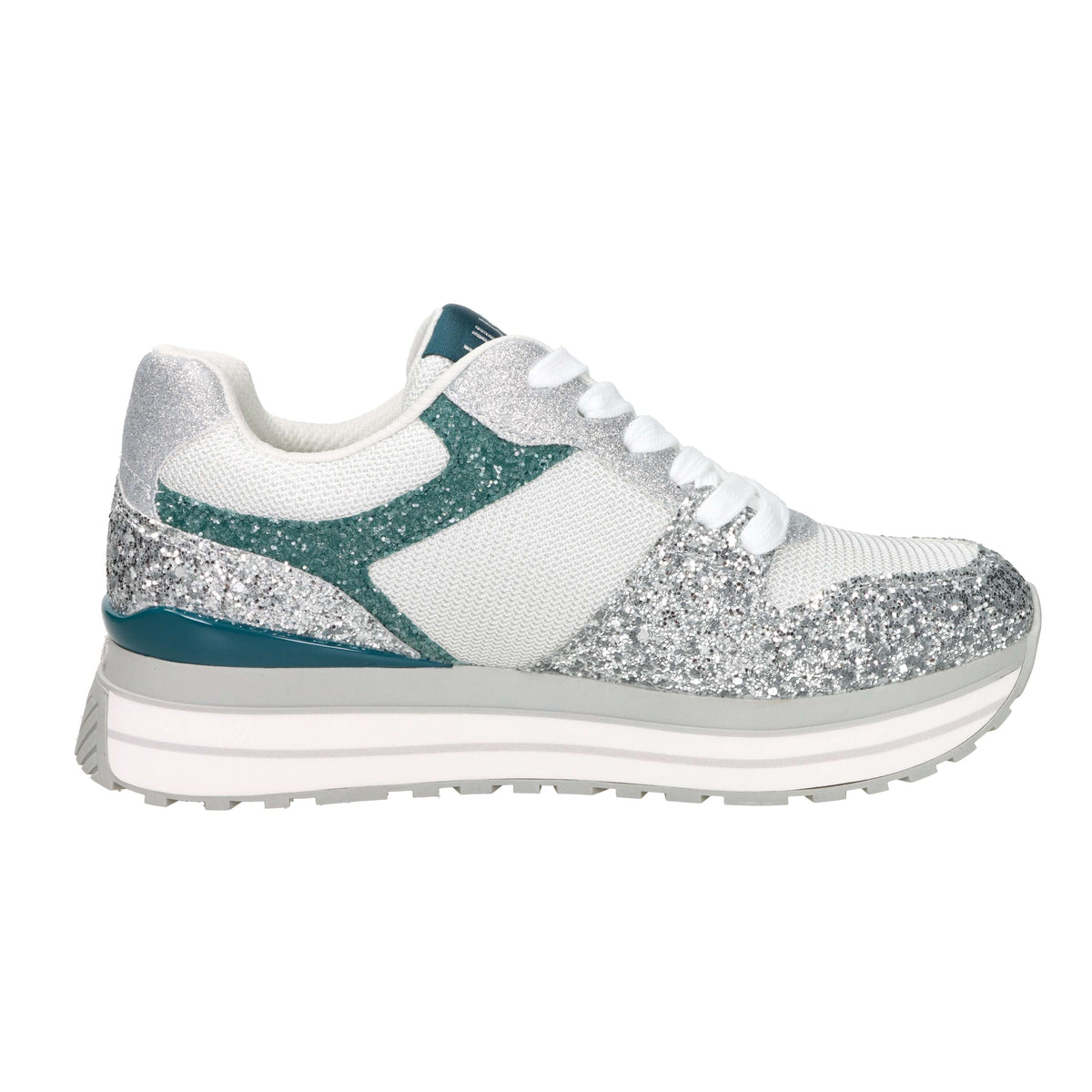 Liu-Jo Donna Sneakers BA6013TX099 Argento/Verde