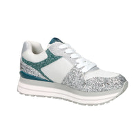 Liu-Jo Donna Sneakers BA6013TX099 Argento/Verde
