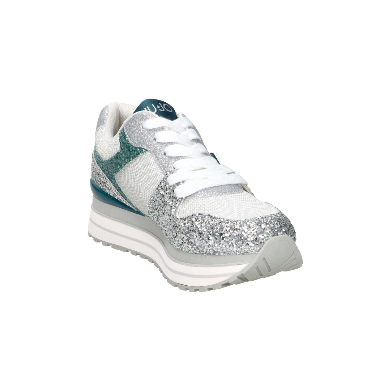 Liu-Jo Donna Sneakers BA6013TX099 Argento/Verde