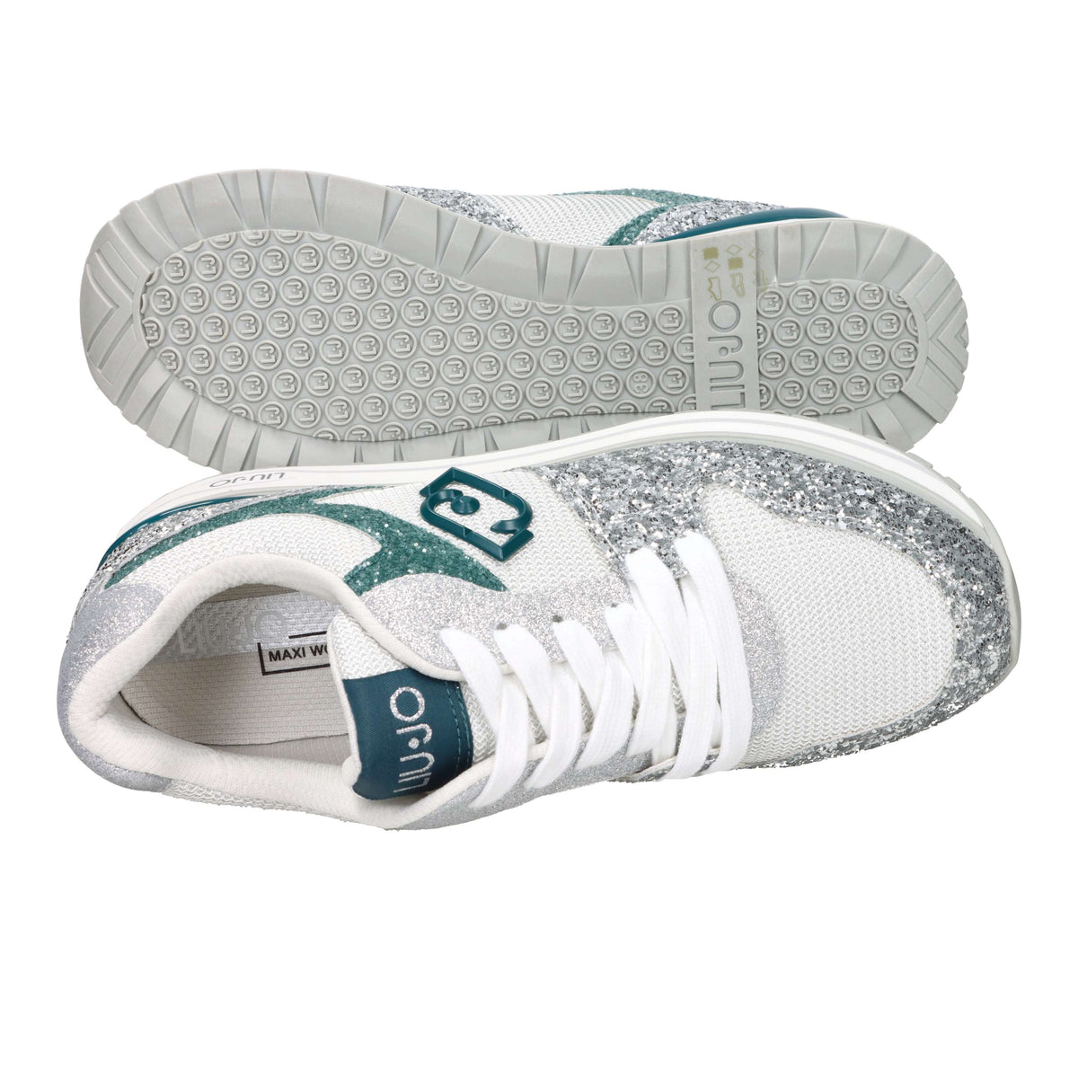 Liu-Jo Donna Sneakers BA6013TX099 Argento/Verde