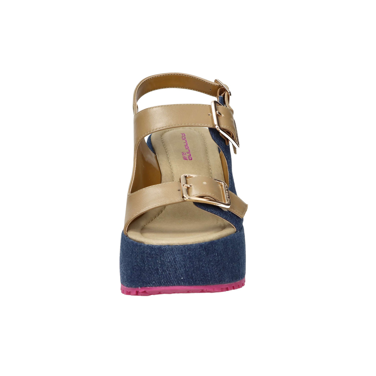 Fornarina Women Wedge Sandal BUBBLE MILA Jeans