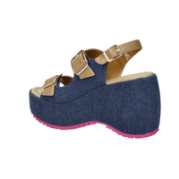 Fornarina Women Wedge Sandal BUBBLE MILA Jeans
