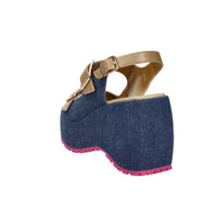 Fornarina Women Wedge Sandal BUBBLE MILA Jeans