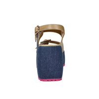 Fornarina Women Wedge Sandal BUBBLE MILA Jeans