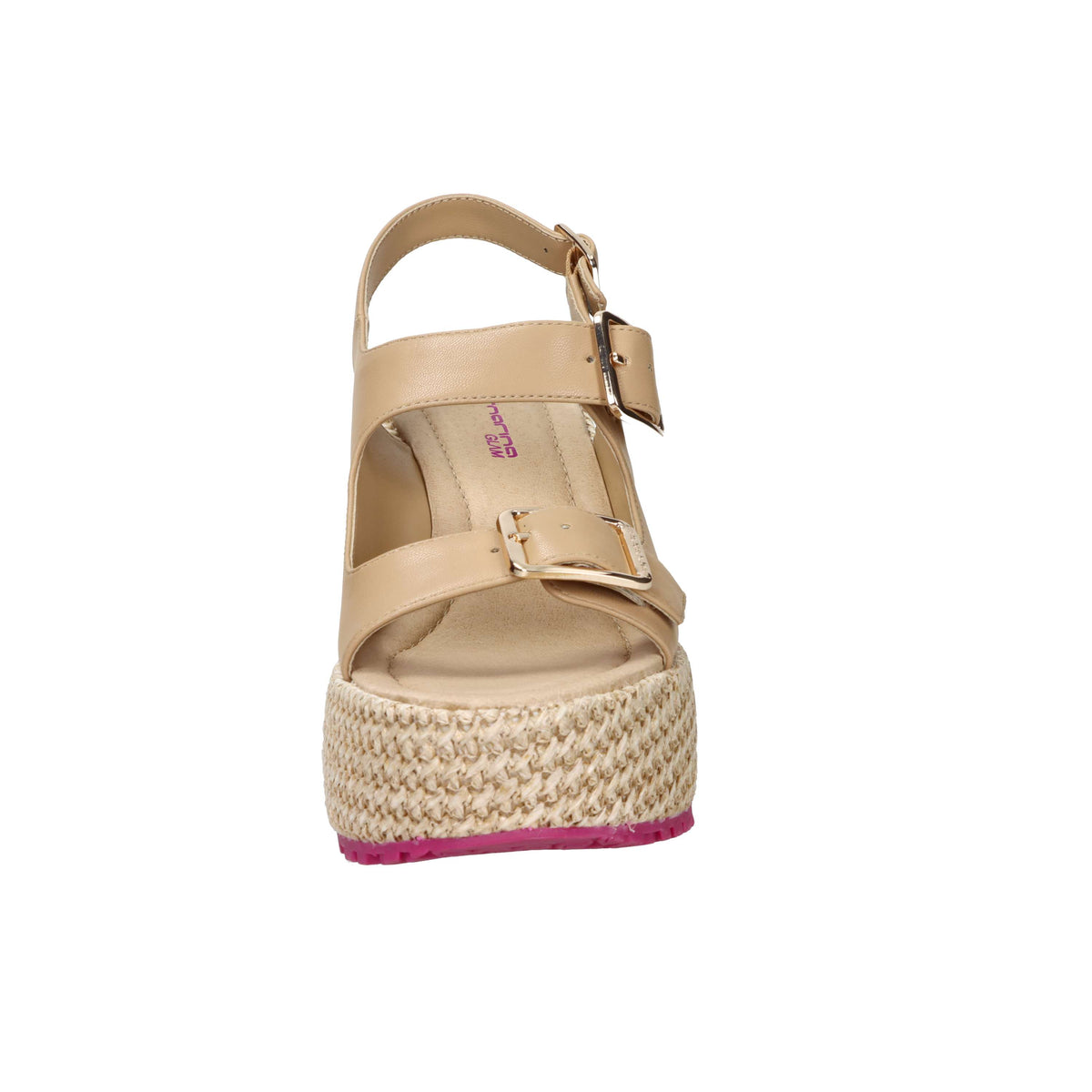 Fornarina Women Wedge Sandal BUBBLE MIA Beige