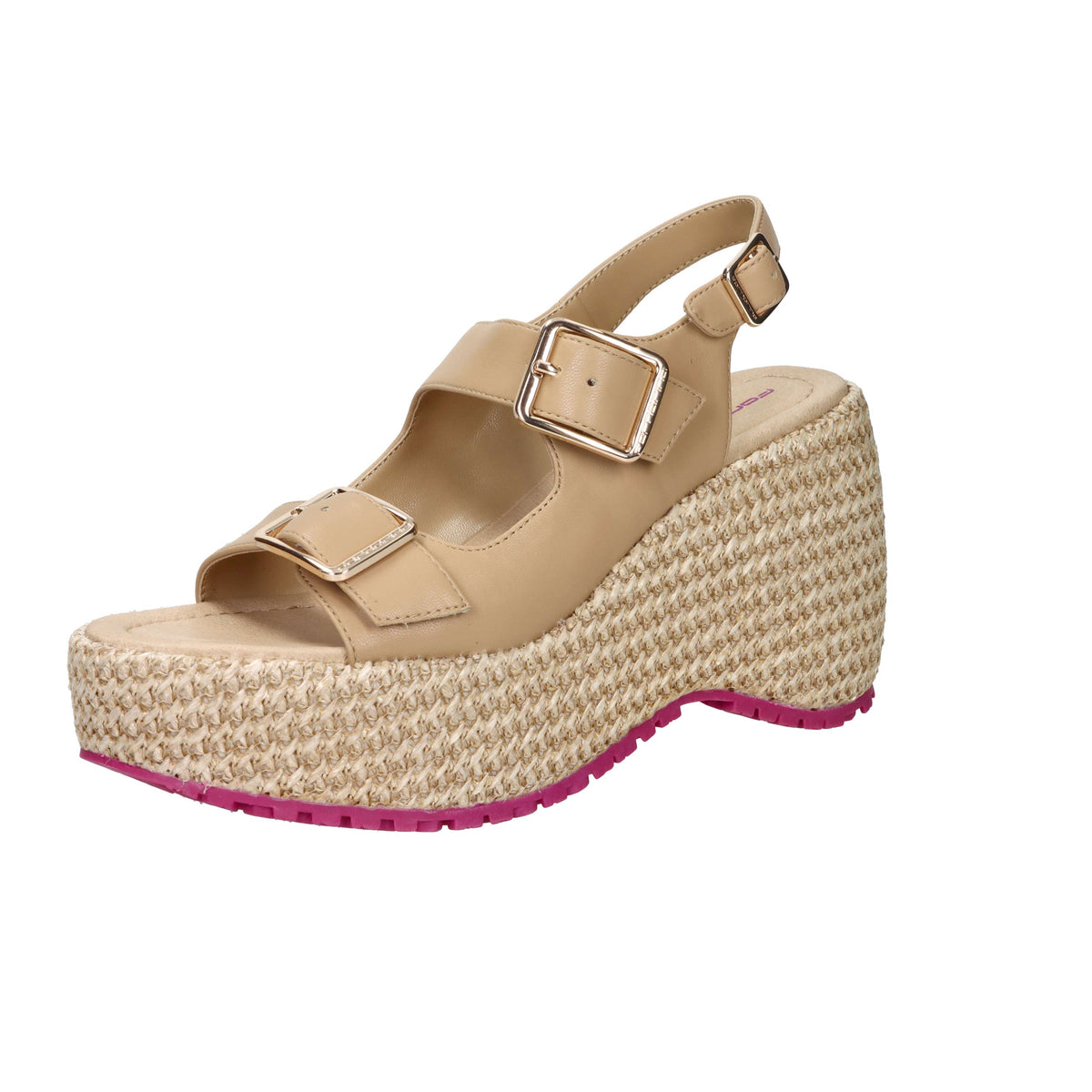 Fornarina Women Wedge Sandal BUBBLE MIA Beige