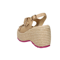 Fornarina Women Wedge Sandal BUBBLE MIA Beige