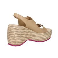 Fornarina Women Wedge Sandal BUBBLE MIA Beige