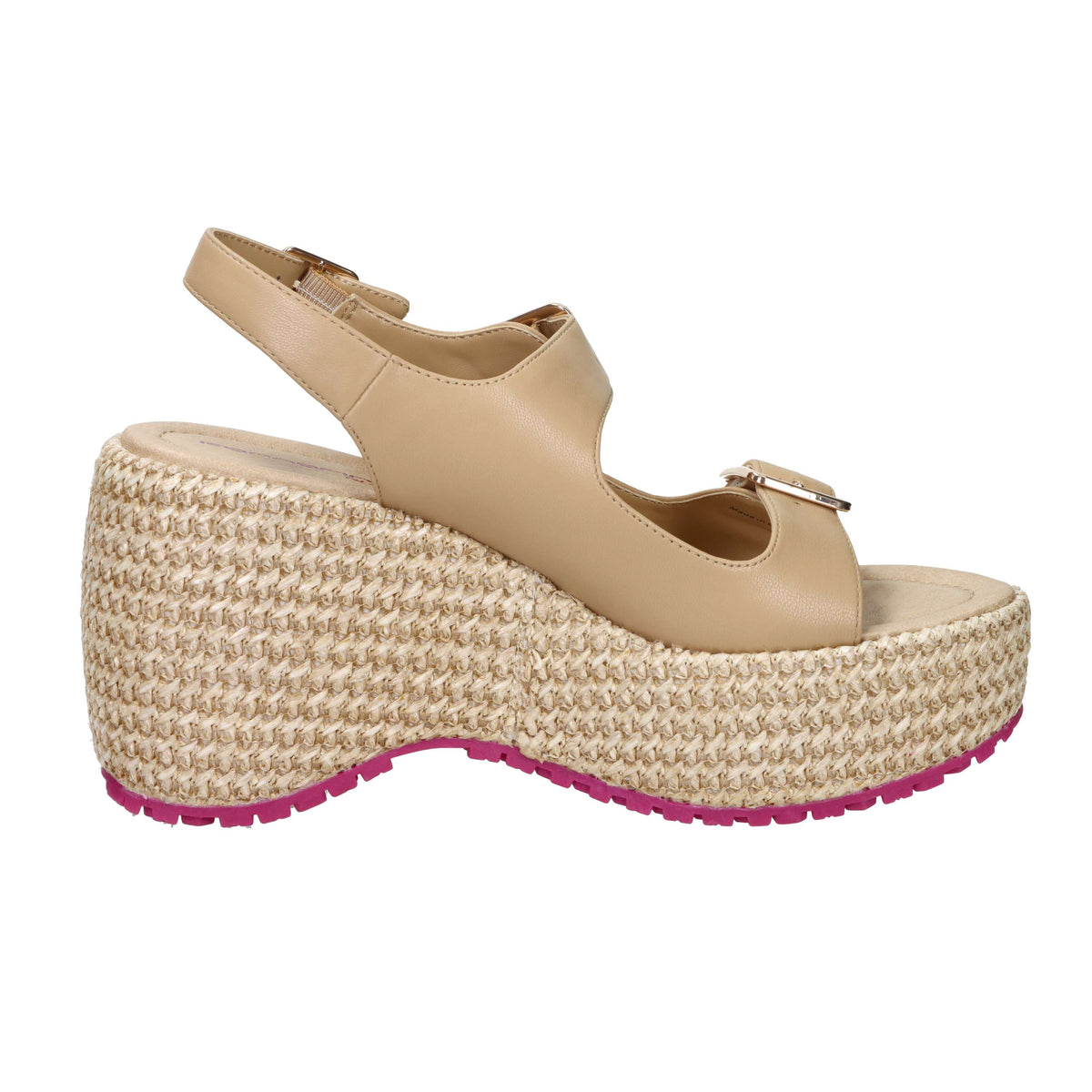 Fornarina Women Wedge Sandal BUBBLE MIA Beige