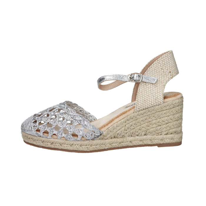 Armata di Mare Femme Espadrilles AM190 Argent