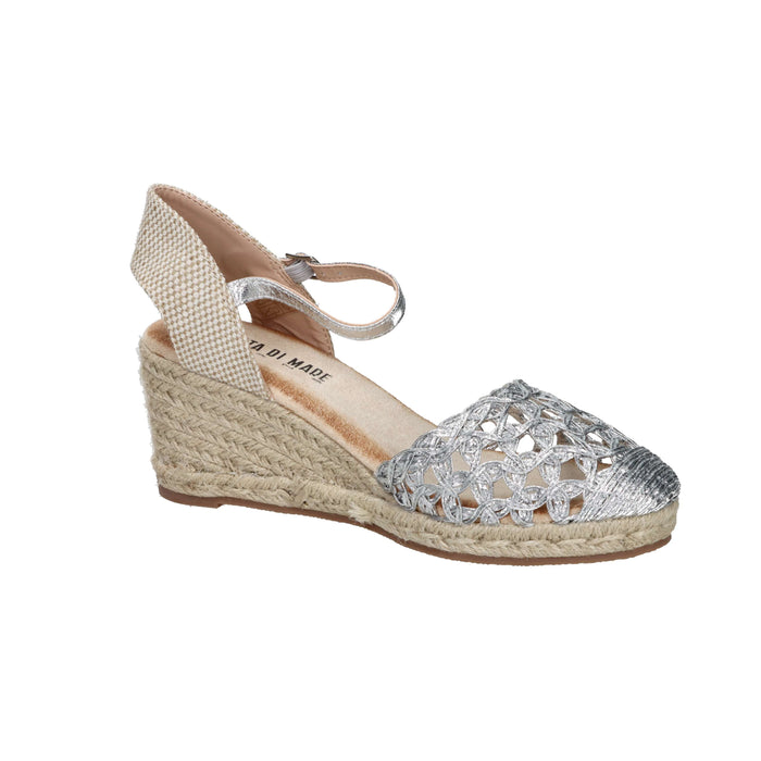 Armata di Mare Femme Espadrilles AM190 Argent