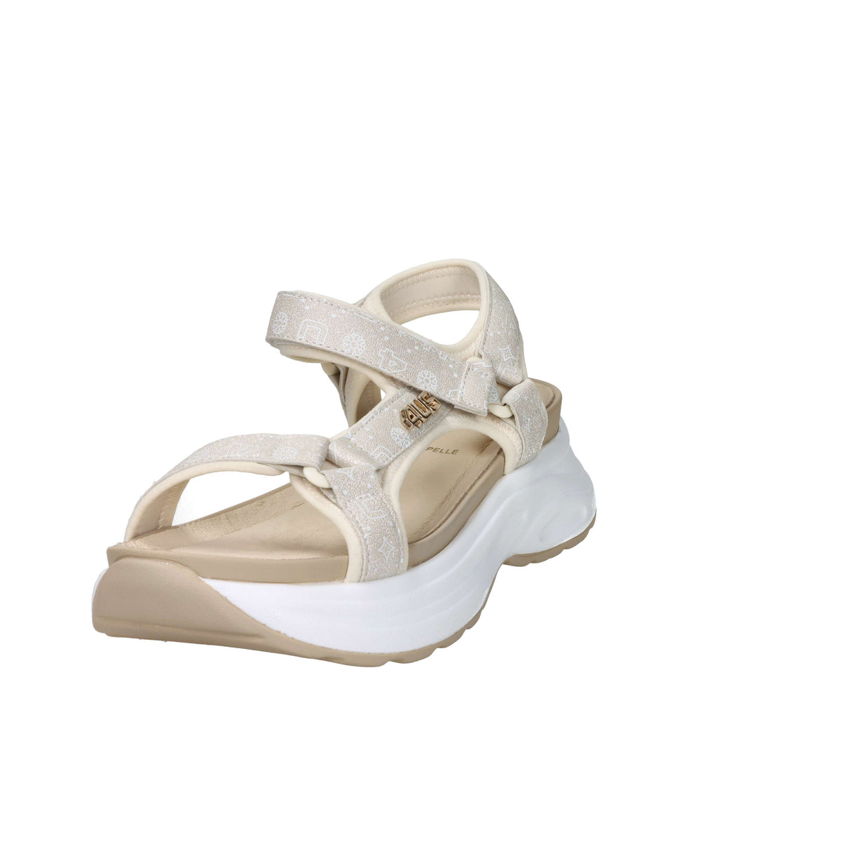 4Us Paciotti Donna Sandalo con zeppa 4BX212 Beige