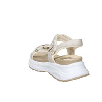 4Us Paciotti Donna Sandalo con zeppa 4BX212 Beige