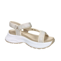 4Us Paciotti Donna Sandalo con zeppa 4BX212 Beige