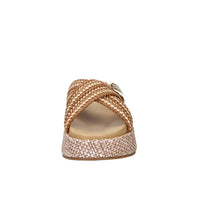 4US Paciotti Women's Wedge Slipper UZM07 Leather