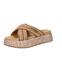 4US Paciotti Women's Wedge Slipper UZM07 Leather