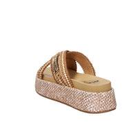 4US Paciotti Women's Wedge Slipper UZM07 Leather