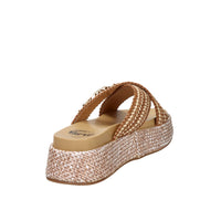 4US Paciotti Women's Wedge Slipper UZM07 Leather