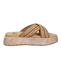 4US Paciotti Women's Wedge Slipper UZM07 Leather