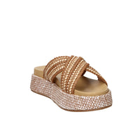 4US Paciotti Women's Wedge Slipper UZM07 Leather