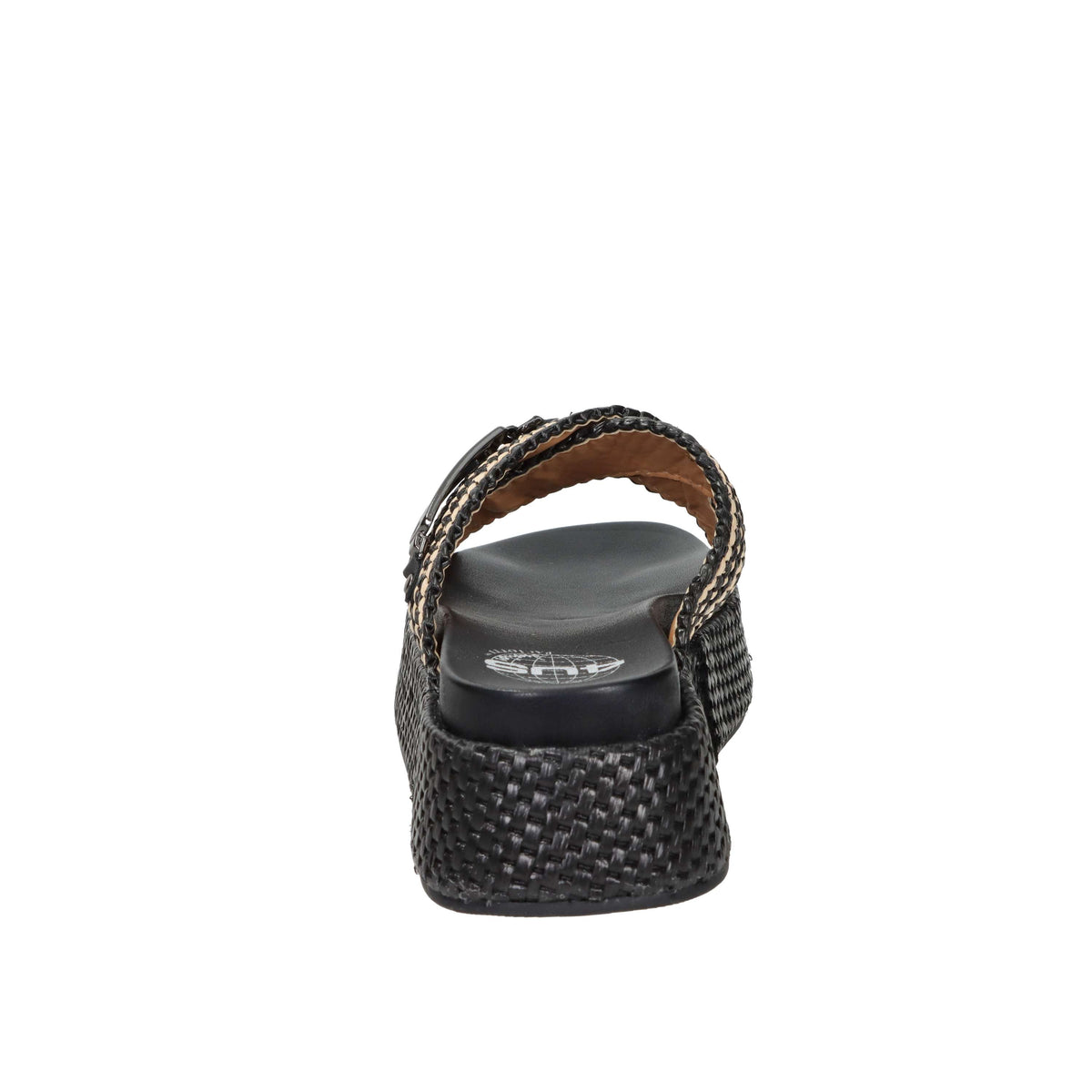 4Us Paciotti Donna Ciabatta con zeppa UZM07 Nero