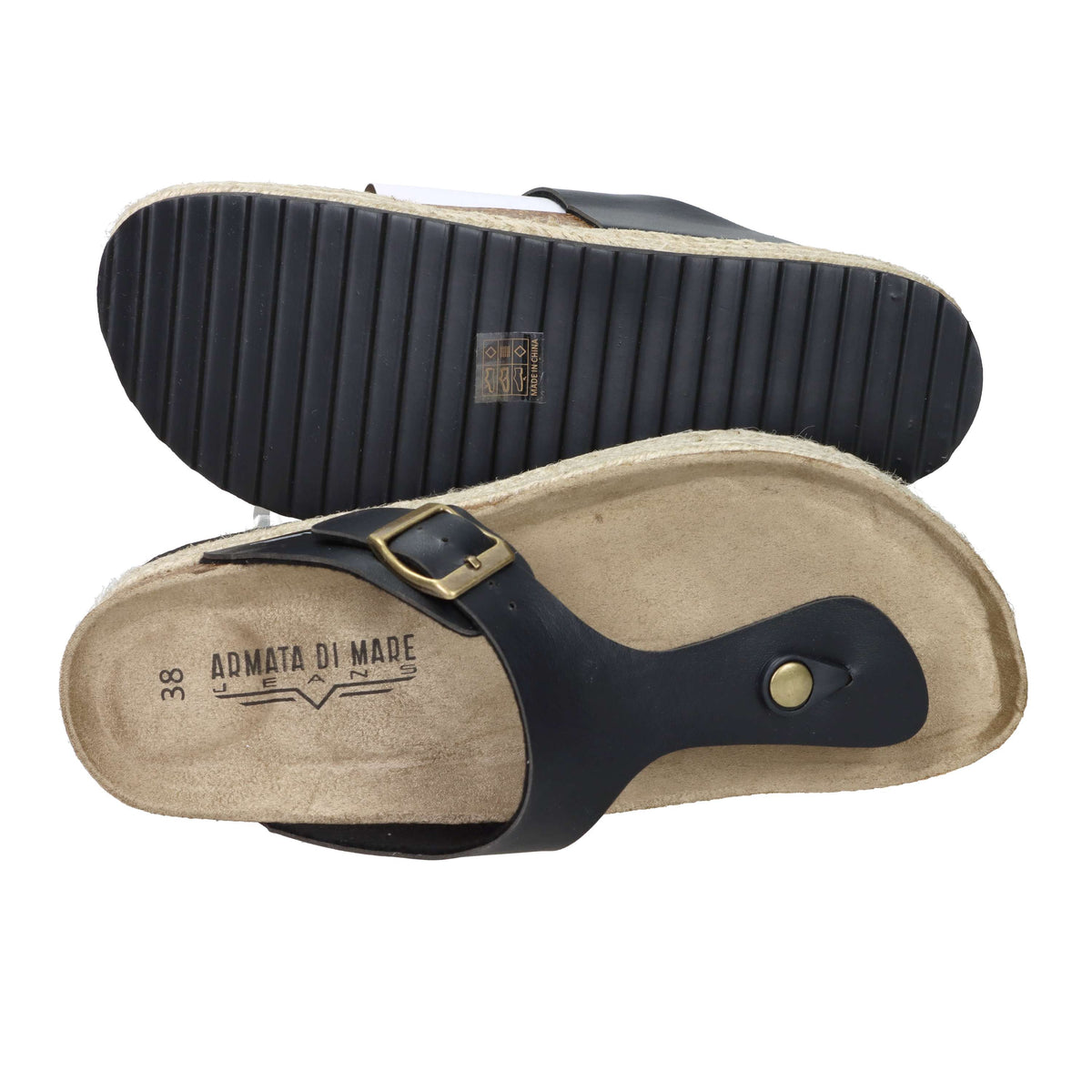 Armata di Mare Mujer Chanclas AM183 Negro