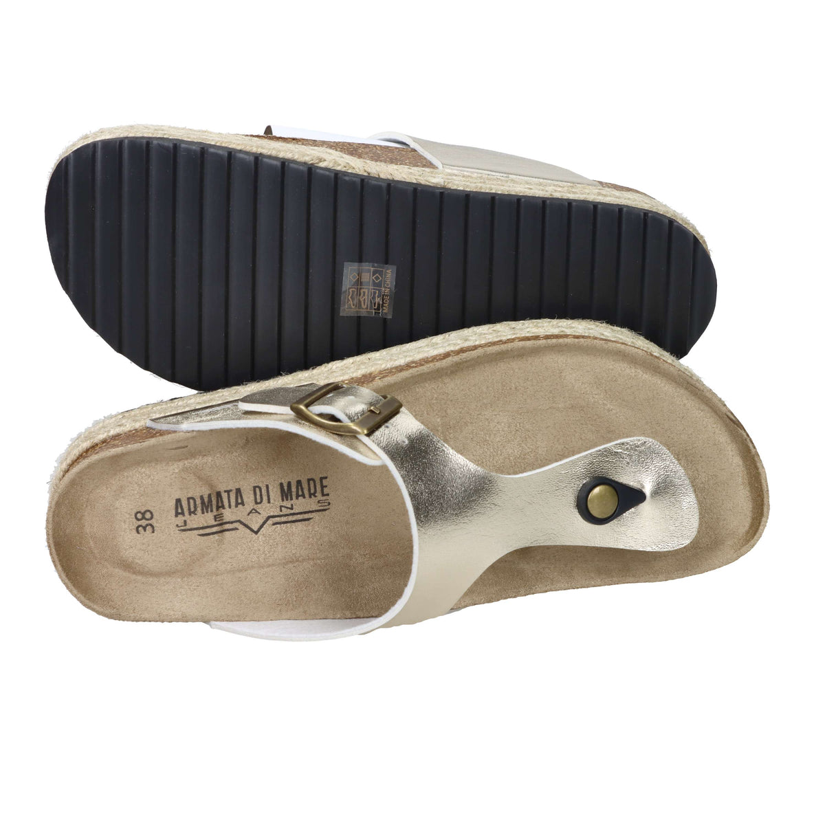 Armata di Mare Mujer Chanclas AM183 Oro