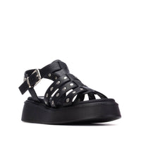 Xti Donna Sandalo con zeppa 145238 Nero