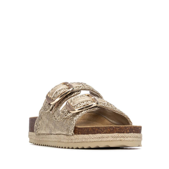 Xti Femme Claquette basse 145072 Or