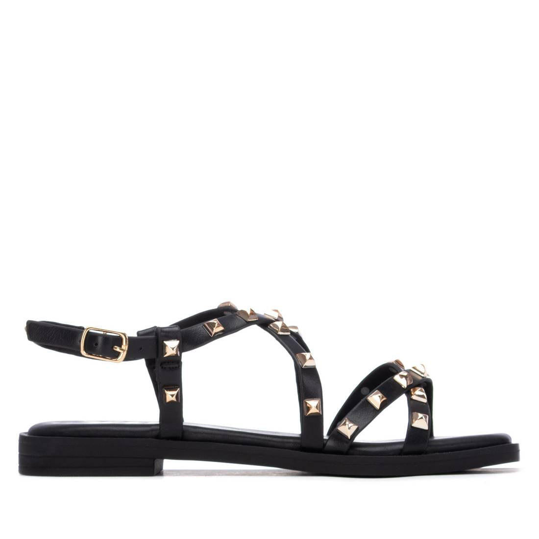 Xti Femme Sandale basse 145150 Noir